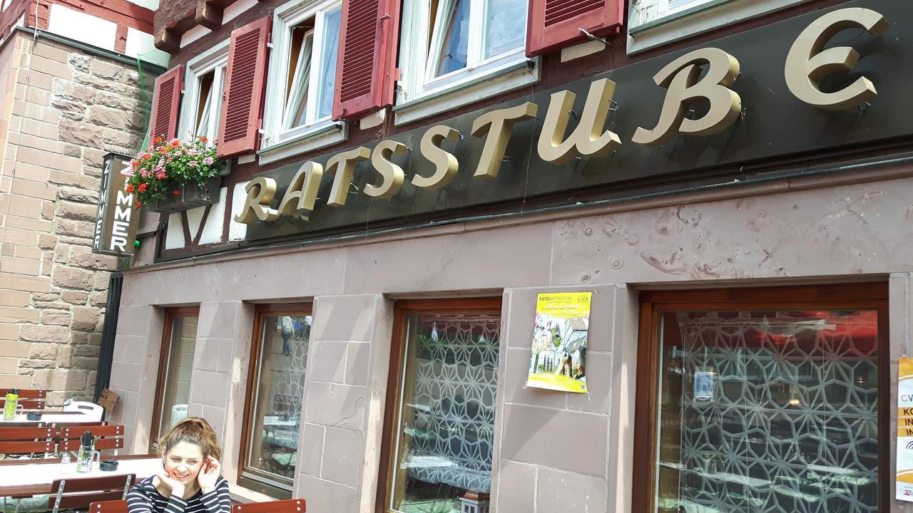 Hotel-Restaurant Ratsstube カルフ エクステリア 写真